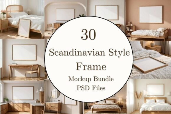 Download 30 Scandinavian Frame Mockup Bundle PSD - Frame mockup bundle Collection
