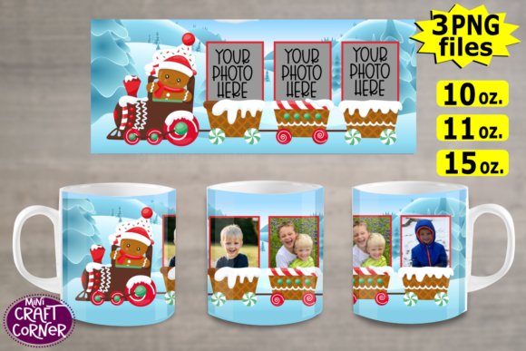 Download Sublimation Christmas Mug Template - Christmas mug template Collection